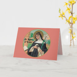 Tarjeta Santa Rosa de Lima (detalle; K 48)