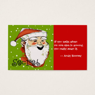 Tarjeta Santa Secreta