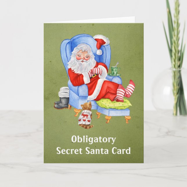 Tarjeta Santa Secreta Obligatoria (Anverso)