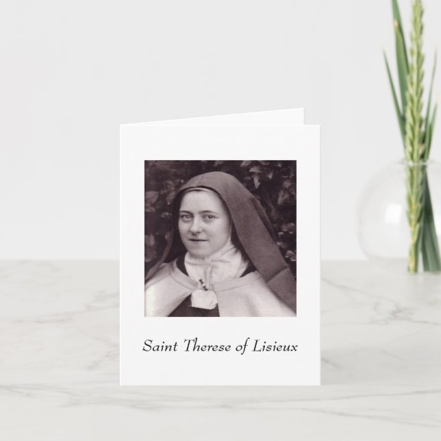 Tarjeta Santa Teresa de Lisieux (Anverso)