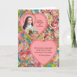 Tarjeta Santa Teresa de Lisieux (BJE 01; Cita para madres)