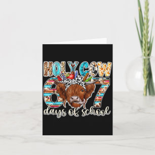 Tarjeta Santa Vaca 67 Días De Colegio Profesora Seis Siete