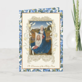 Tarjeta Santa Verónica Cara Sagrada Religiosa de Jesús Flo