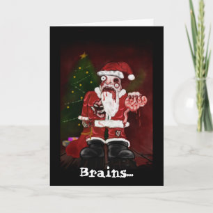 Tarjeta Santa Zombie