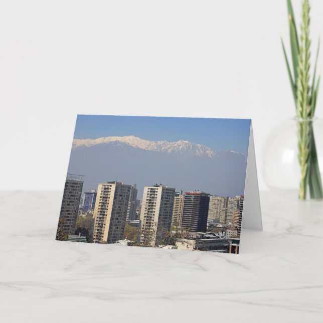 Tarjeta Santiago, Chile (Anverso)