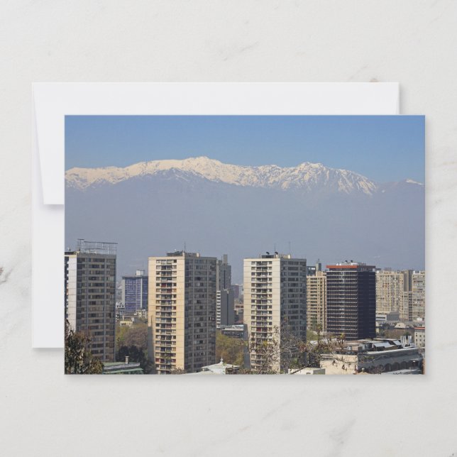 Tarjeta Santiago, Chile (Anverso)