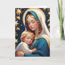 Tarjeta Santísima Virgen María Tradicional Católica