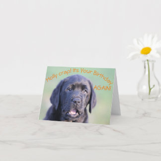Tarjeta ¡Santo Crap! ¡Es tu cumpleaños otra vez!