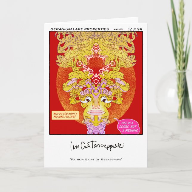 Tarjeta Santo Patrón de los Apicultores (Anverso)