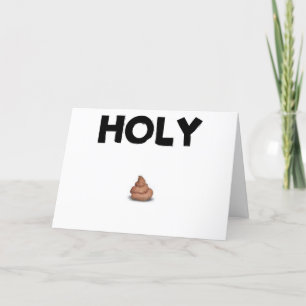 Tarjeta ¡Santo Poo!
