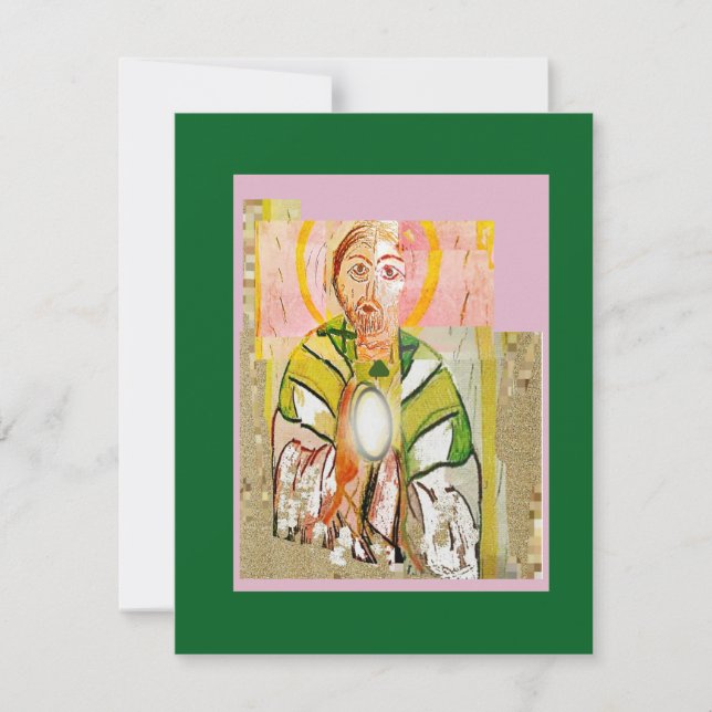 Tarjeta Santo sacerdote (Anverso)