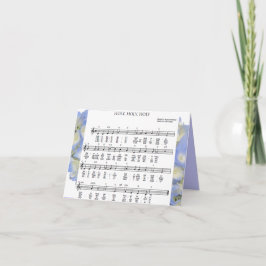 Tarjeta "Santo, Santo, Santo" Blank Notecard