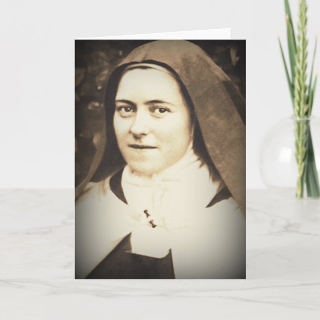 TARJETA SANTO TERESA DE LISIEUX (Anverso)