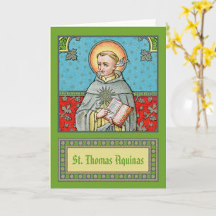 Tarjeta Santo Tomás de Aquino (VVP 002)