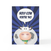 Santo Vaca Eres 90 Divertido Feliz cumpleaños 90