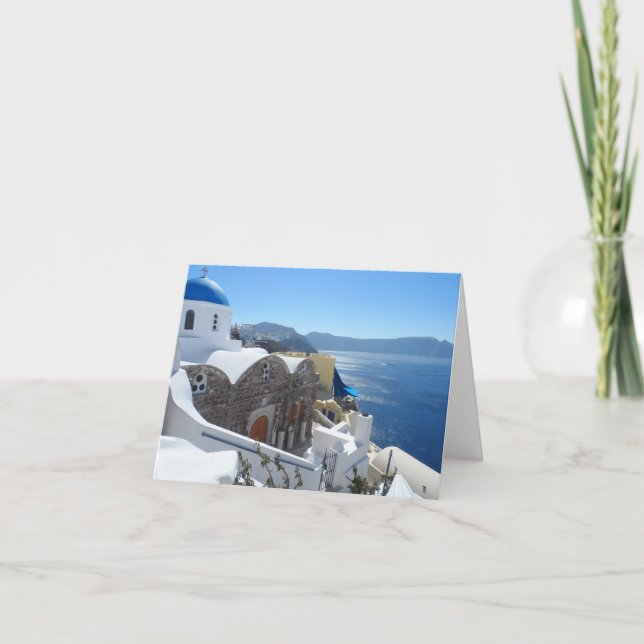 Tarjeta Santorini, Grecia (Anverso)