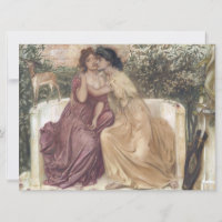 Sappho y Erinna en un jardín griego (amor de lesbi