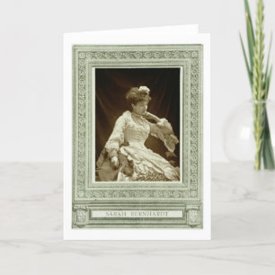 Tarjeta Sarah Bernhardt (1844-1923), de 'Galerie Contemp