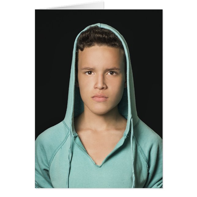 Tarjeta sarcástica romántica adolescente (Frente)