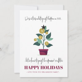 Tarjeta Sarcástico año costoso antes de 2022 Navidades