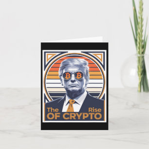 Tarjeta Sarcástico Trump El Auge De La Minera De Cripto Bi