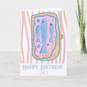 Tarjeta Sardinas Lindas Cumpleaños Lindas