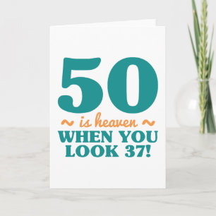 Tarjeta Sassy 50 cumpleaños