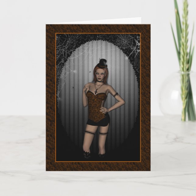 Tarjeta Sassy Halloween (Anverso)