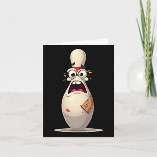 Tarjeta Sasued Pin Funny Bowling Lover Bowlers Gráfica par