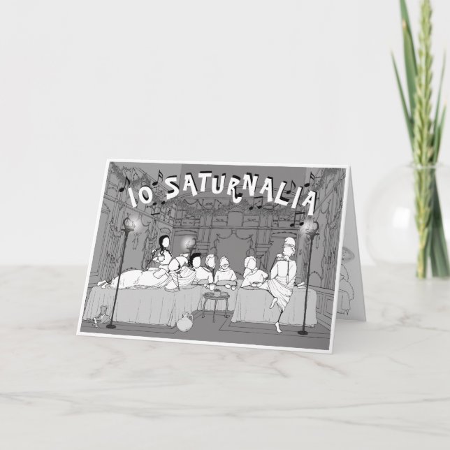 Tarjeta Saturnalia de Amarantus (Anverso)