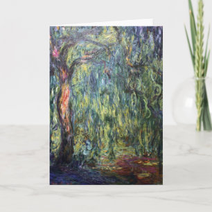Tarjeta Sauce que llora de Claude Monet