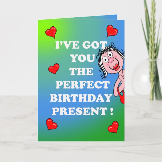 Tarjeta Saucy Birthday Card (Anverso)
