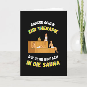Tarjeta Sauna Otros Van a Terapias de Sauna
