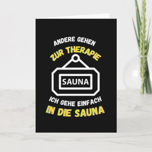 Tarjeta Saunas Otros Van a Terapias de Sauna
