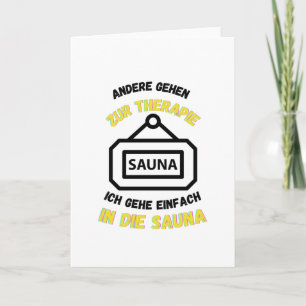 Tarjeta Saunas Otros Van a Terapias de Saunas