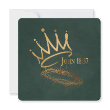 SAVIOR KING Elegante Navidades cristianos verdes