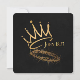 Tarjeta SAVIOR KING Elegantes Navidades Cristianos Negros