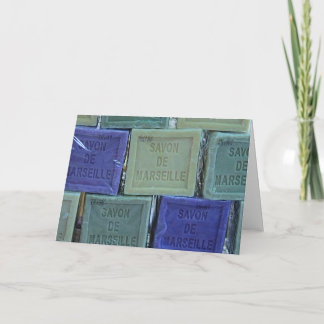Tarjeta Savon de Marseille (Anverso)