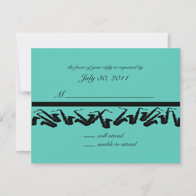 Tarjeta Saxofón/ Respuesta (Anverso)