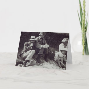 Tarjeta Saxon Sydney Turner, Clive Bell y Julian