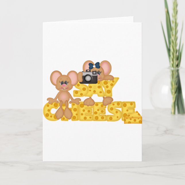 Tarjeta Say Cheese Mouse (Anverso)