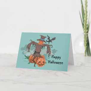 Tarjeta Scarecrow Halloween