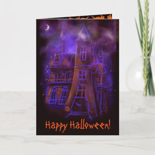 Tarjeta Scary Halloween Card (Anverso)