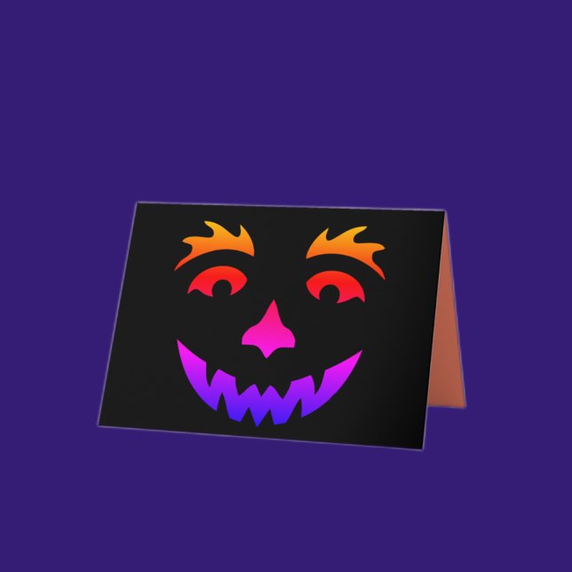 Tarjeta Scary Jack O’Latern (Subido por el creador)