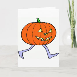 Tarjeta Scary Pumkin
