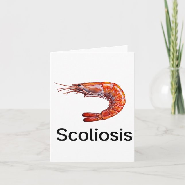 Tarjeta Schiliosis divertida (Anverso)