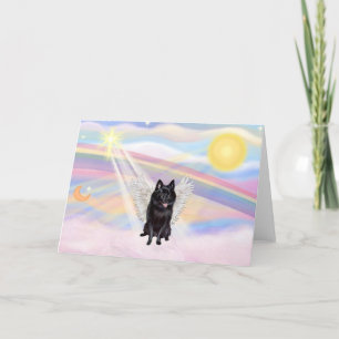 Tarjeta Schipperke Angel