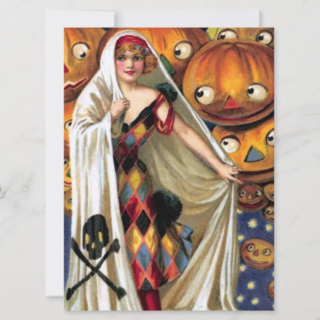Tarjeta Schmucker: La Halloween mágica (Anverso)