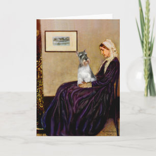 Tarjeta Schnauzer 11N - Madre silbadora