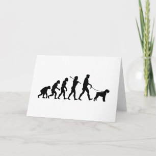 Tarjeta Schnauzer gigante